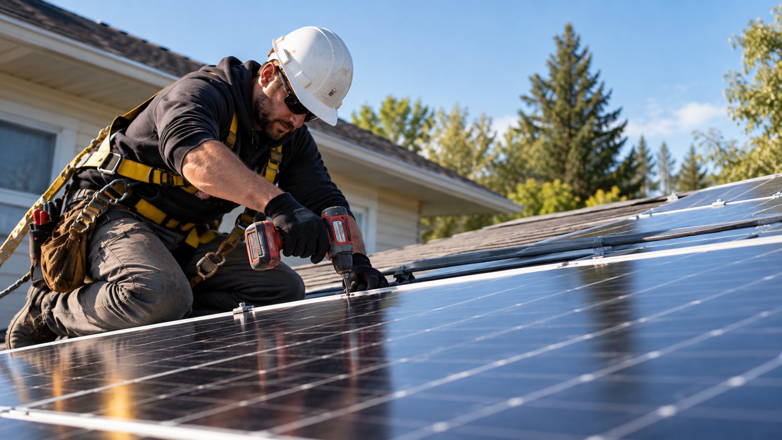 Residential Solar Panel Installation in Calgary, AB